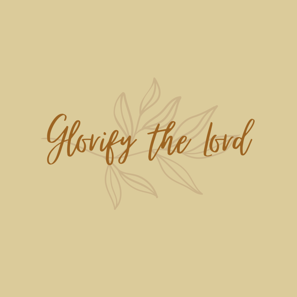 GLORY OF GOD